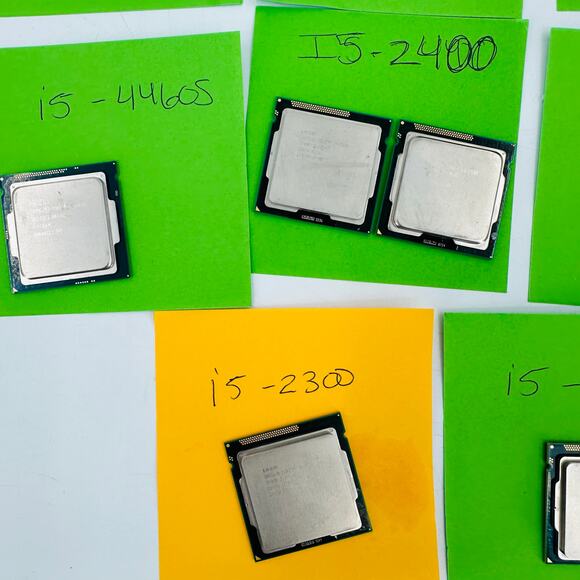 19 Mixed Lot of Intel Core i5 Processors 2400 750 3340 3470 4460 4570 4690 - Picture 11 of 12
